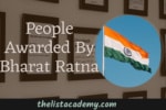 People Awarded By Bharat Ratna