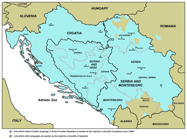 सर्बो-क्रोशियाई Serbo-Croatian
