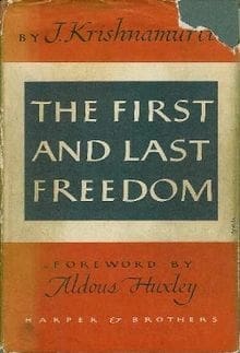 The First and Last Freedom