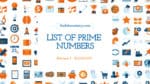 Cover Image For List : List Of  All Prime Numbers Between 1 And  20,000,000