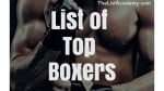 List of Top 70 Boxers