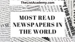 Top 19 Most Read Newspapers in the world