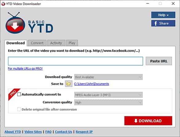YTD Video Downloader & Converter