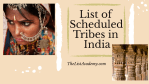List of  230 Scheduled Tribes in India -thelistAcademy