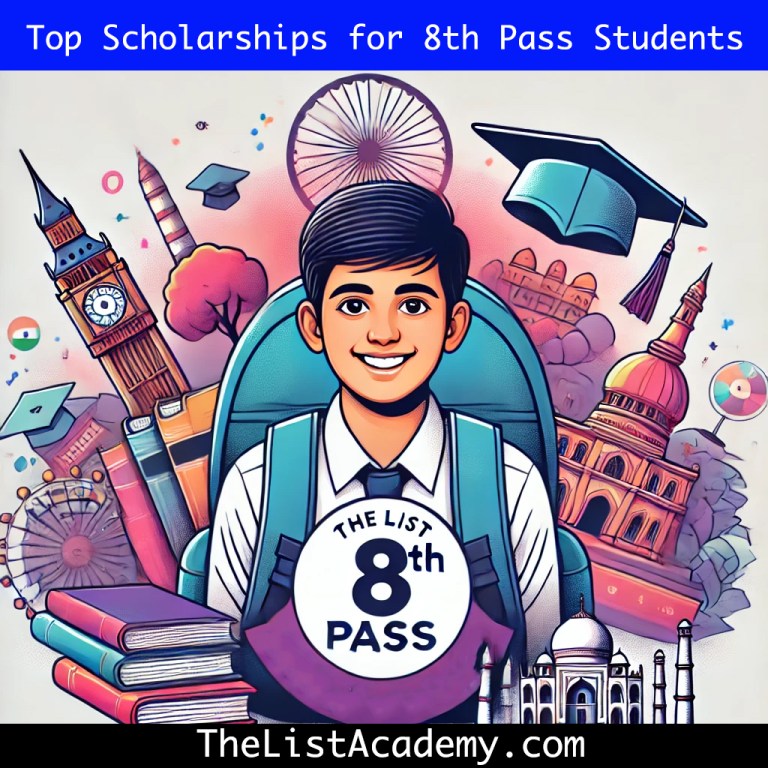 Cover Image For List : Top Scholarships For 8th Pass Students