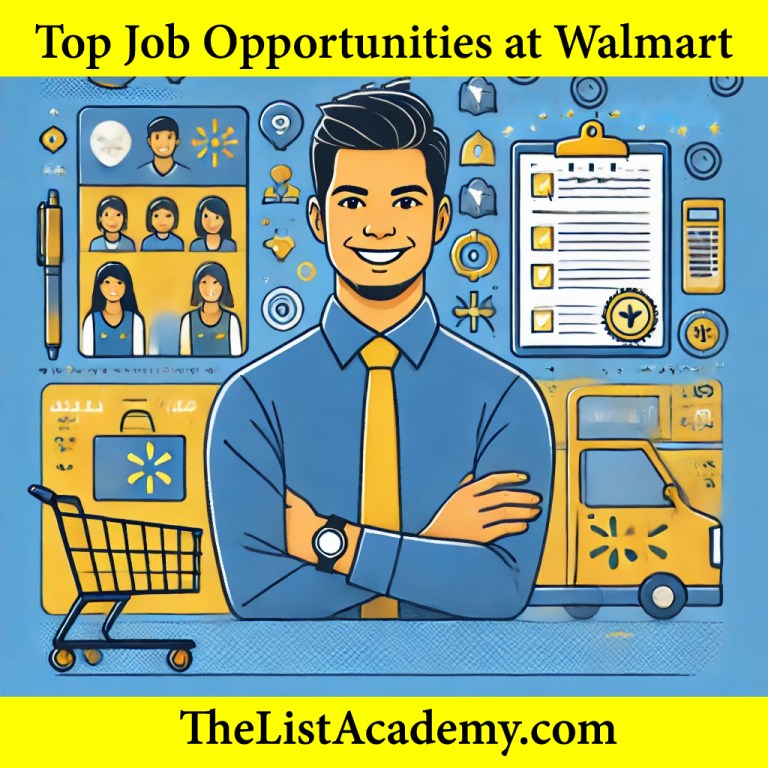 Cover Image For List : Top Job Opportunities At Walmart And How To Apply